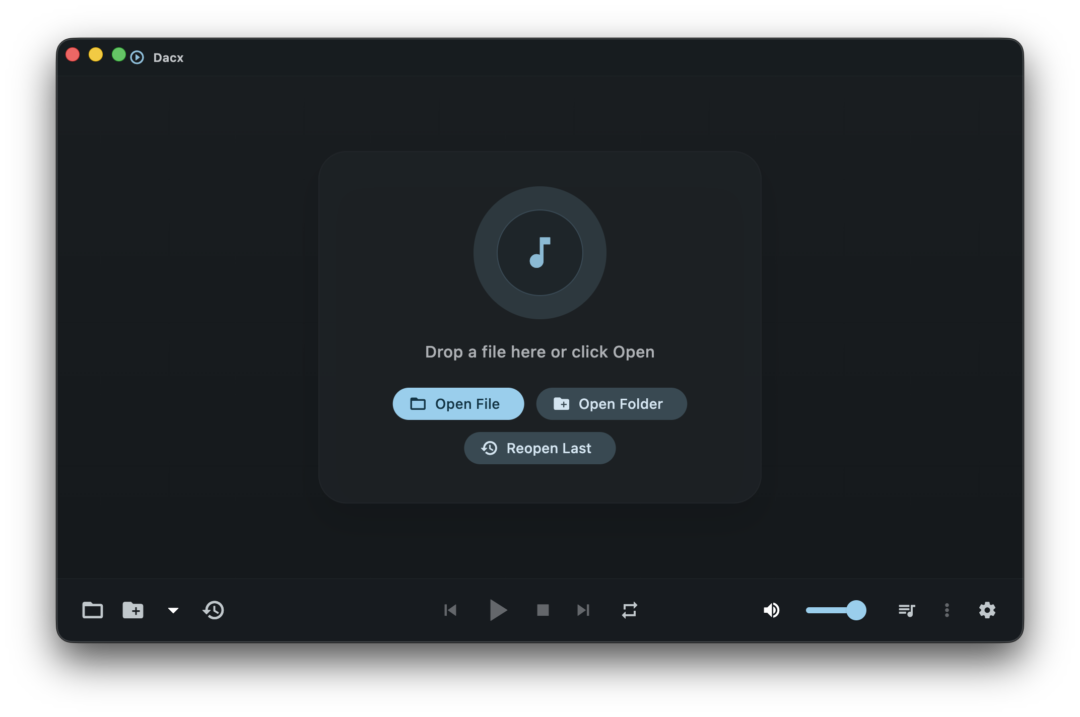 Dacx screenshot